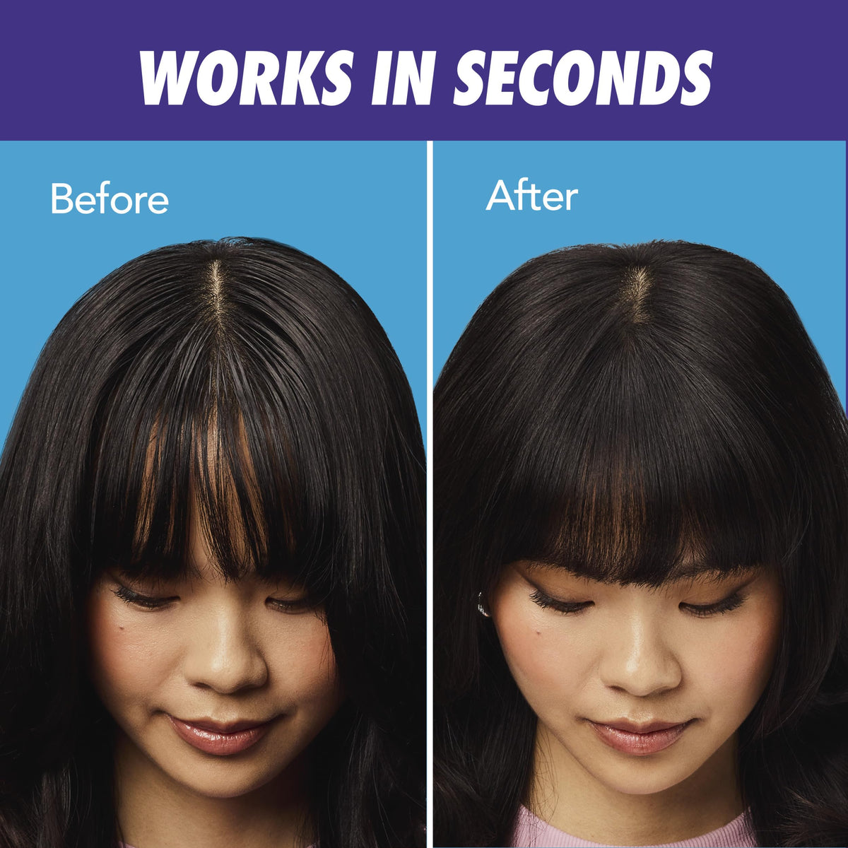 Batiste Sweat Activated Dry Shampoo application on hair