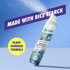 Batiste Sweat Activated Dry Shampoo packaging details