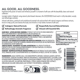 Baylis & Harding Liquid Hand Soap Oud Cedar & Amber 500ml eco-friendly packaging
