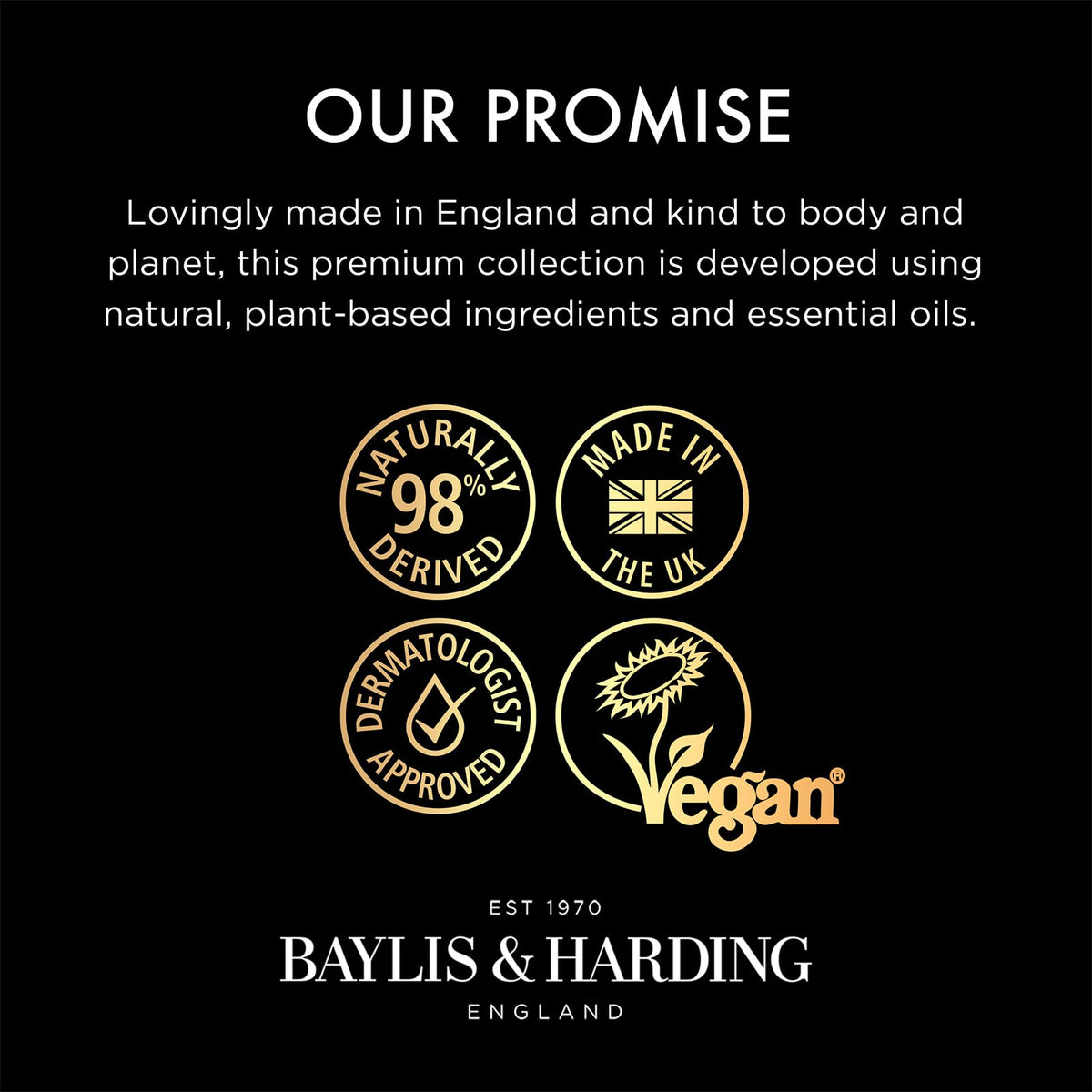Baylis & Harding Liquid Hand Soap Oud Cedar & Amber 500ml with essential oils