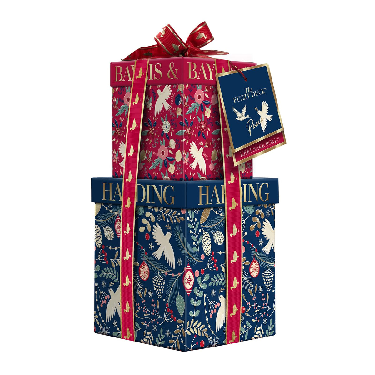 Baylis & Harding The Fuzzy Duck Gift Set with holiday decorations