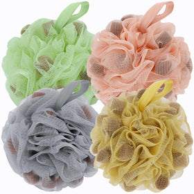 BCKENEY Bath Loofah Shower Sponge set in four colours