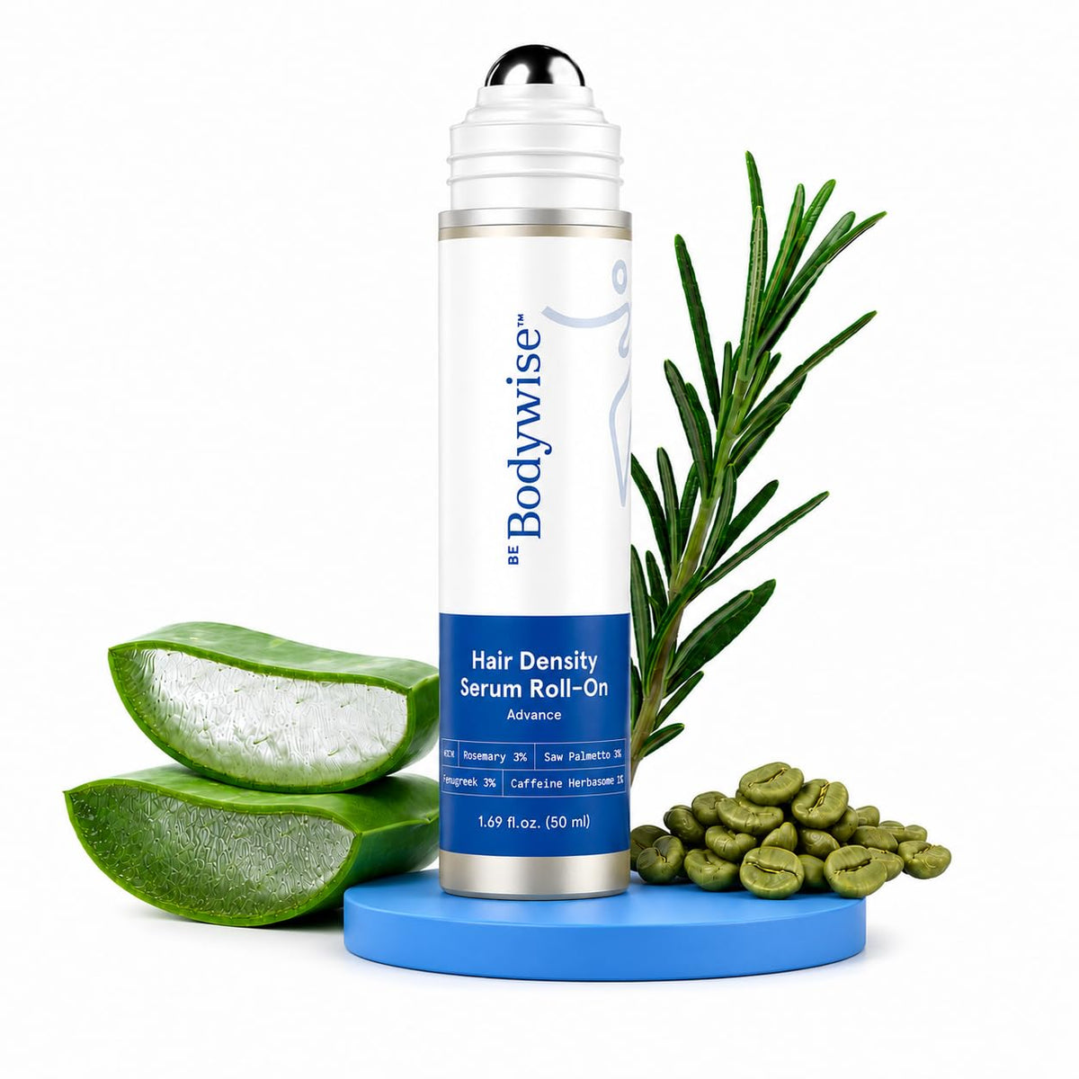 Be Bodywise Hair Density Roll-On Serum 50 ml front view