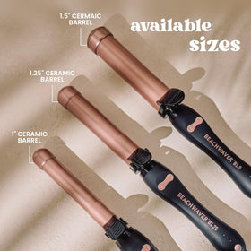 Beachwaver B1.25 Rotating Curling Iron Midnight Rose packaging