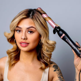 Beachwaver B1 Curling Iron side view with swivel cord