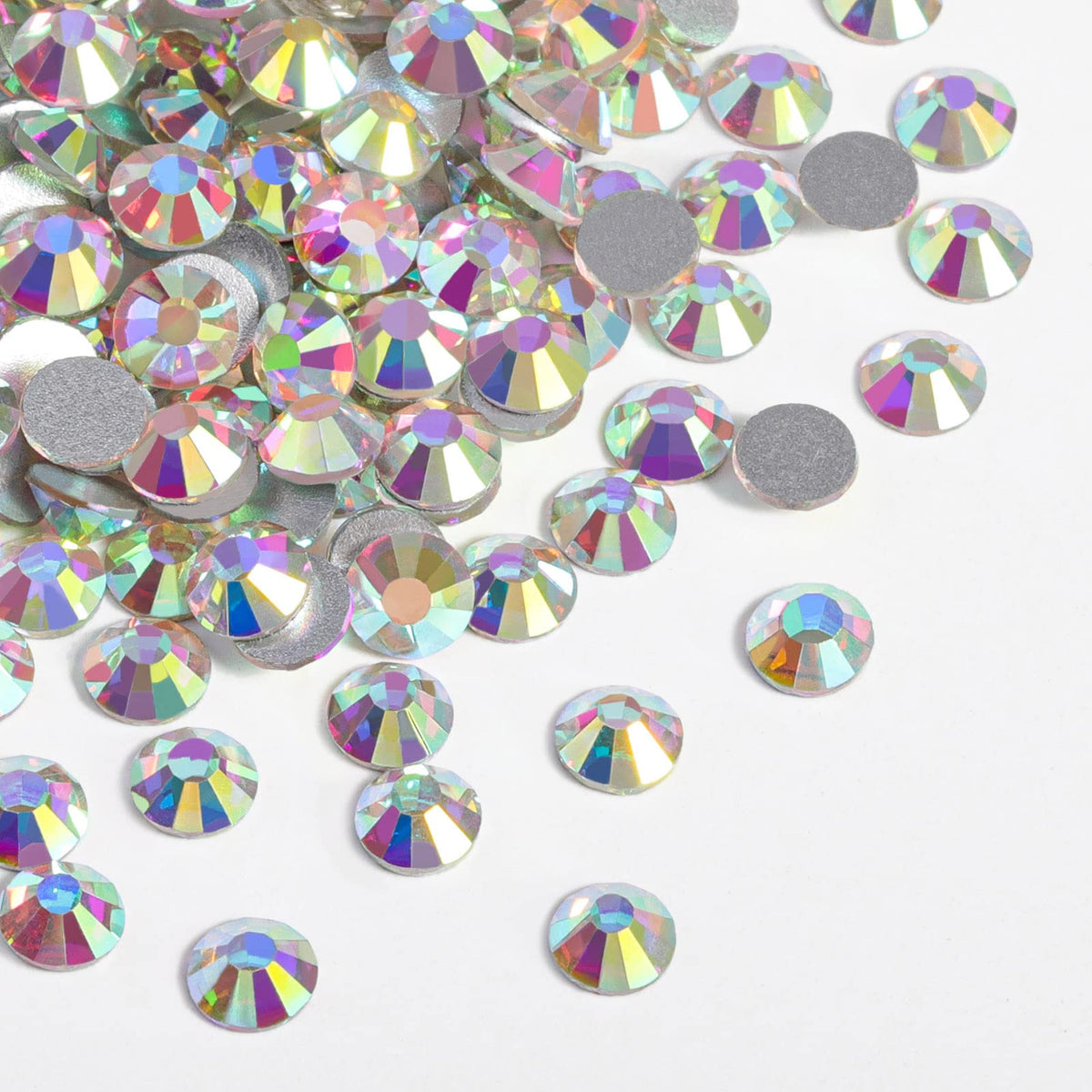 BEADSLAND 2880pcs flat back crystal rhinestones pack front view
