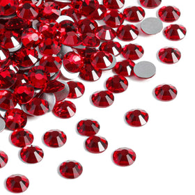 BEADSLAND Flat Back Crystal Rhinestones Dark Siam SS20 pack front view