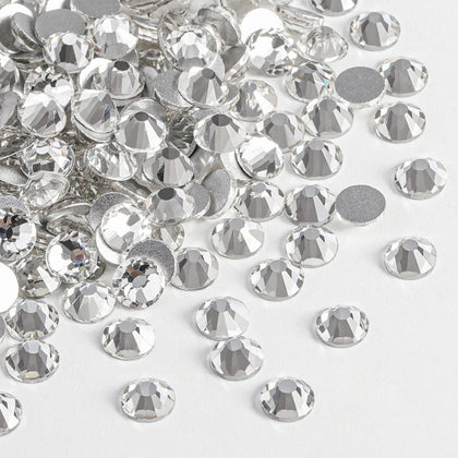 BEADSLAND Flat Back Crystal Rhinestones SS30 pack front view