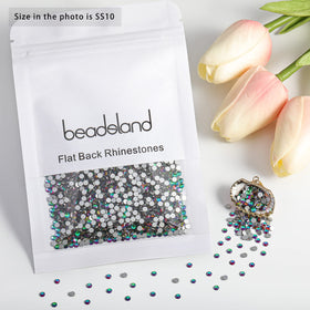 BEADSLAND Green Volcano Rhinestones SS10 packaging details