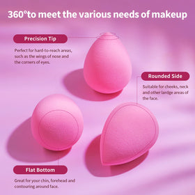 BEAKEY Makeup Sponge close-up of teardrop shape