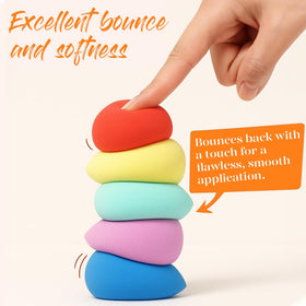 BEAKEY Makeup Sponge close-up showing texture and shape