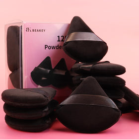 BEAKEY Powder Puff showing versatility for cream and powder use