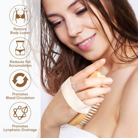 Bealihelp Dry Brushing Body Brush in a lifestyle setting