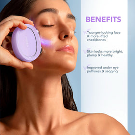 BEAR 2 device in use on a model's face