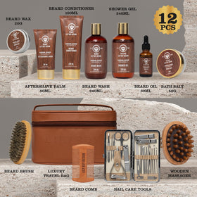 Beard Oil and Aftershave Balm from LILY ROY gift set