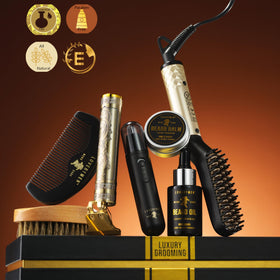 Beard oil and balm included in LOVERY kit