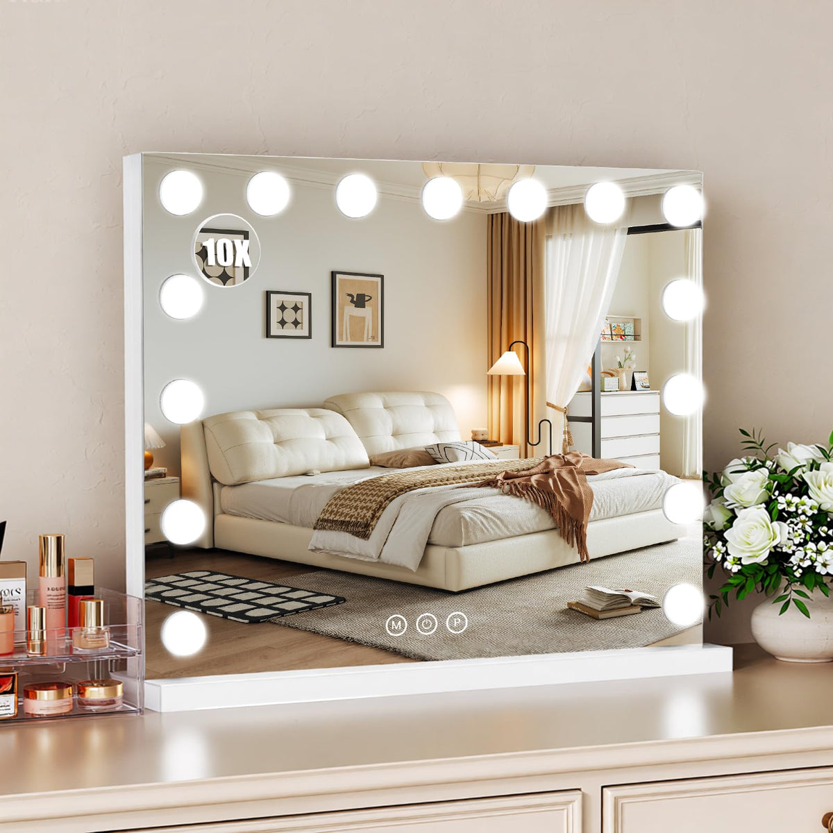 Bearolve Vanity Mirror with lights front view