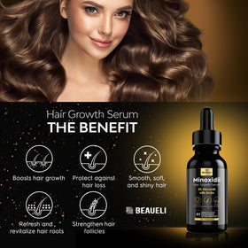 beaueli Hair Growth Serum 5% Minoxidil application foam