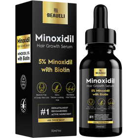 beaueli Hair Growth Serum 5% Minoxidil front view