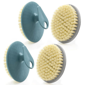 BEAUTAIL 4 Pack Body Brushes front view with ergonomic design