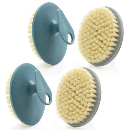 BEAUTAIL 4 Pack Body Brushes front view with ergonomic design