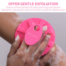 BEAUTAIL Silicone Body Scrubber hanging for drying