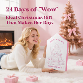 Beautifully packaged SPA LUXETIQUE WORLD Advent Calendar with gold accents