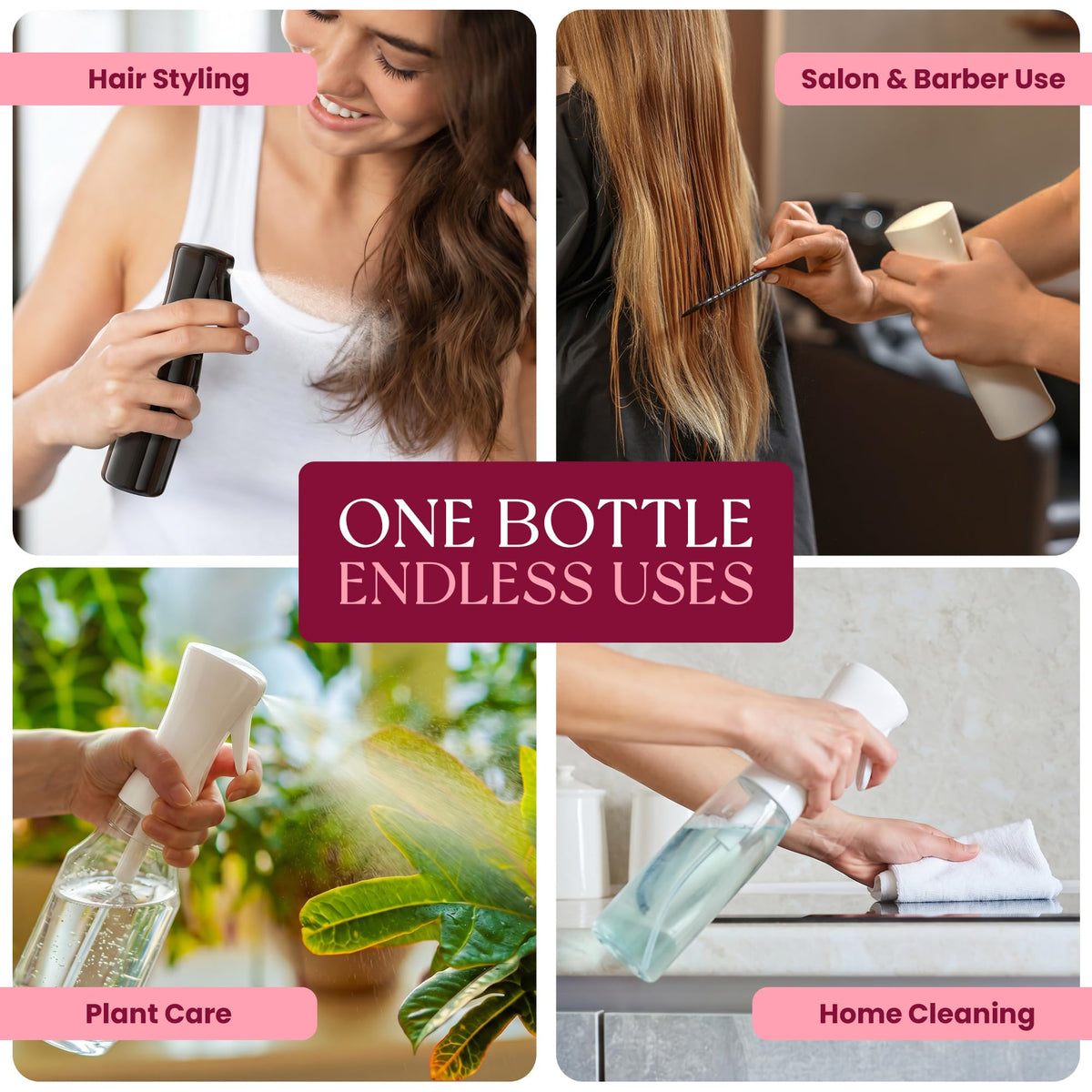 BeautifyBeauties Continuous Spray Bottle on a table