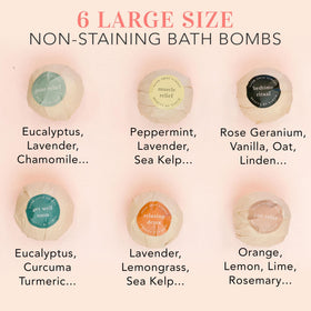 Beauty by Earth bath bombs in a gift basket