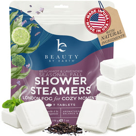 Beauty by Earth Lavender Shower Steamers front view packaging