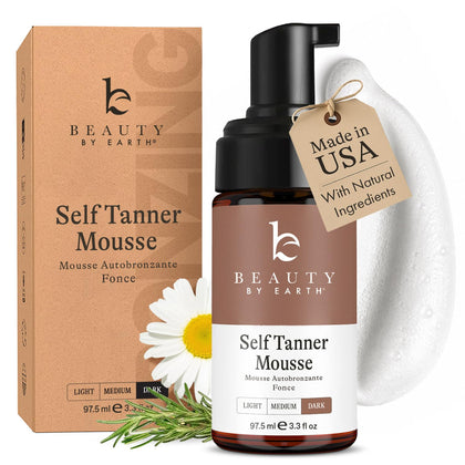 Beauty by Earth Self Tanner Mousse front view