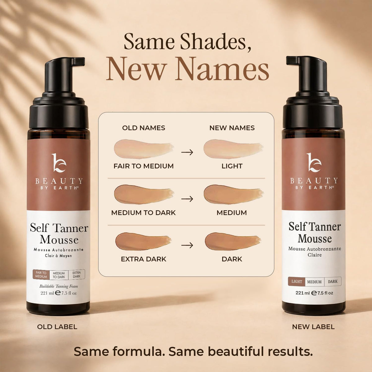 Beauty by Earth Self Tanner Mousse in a bathroom setting