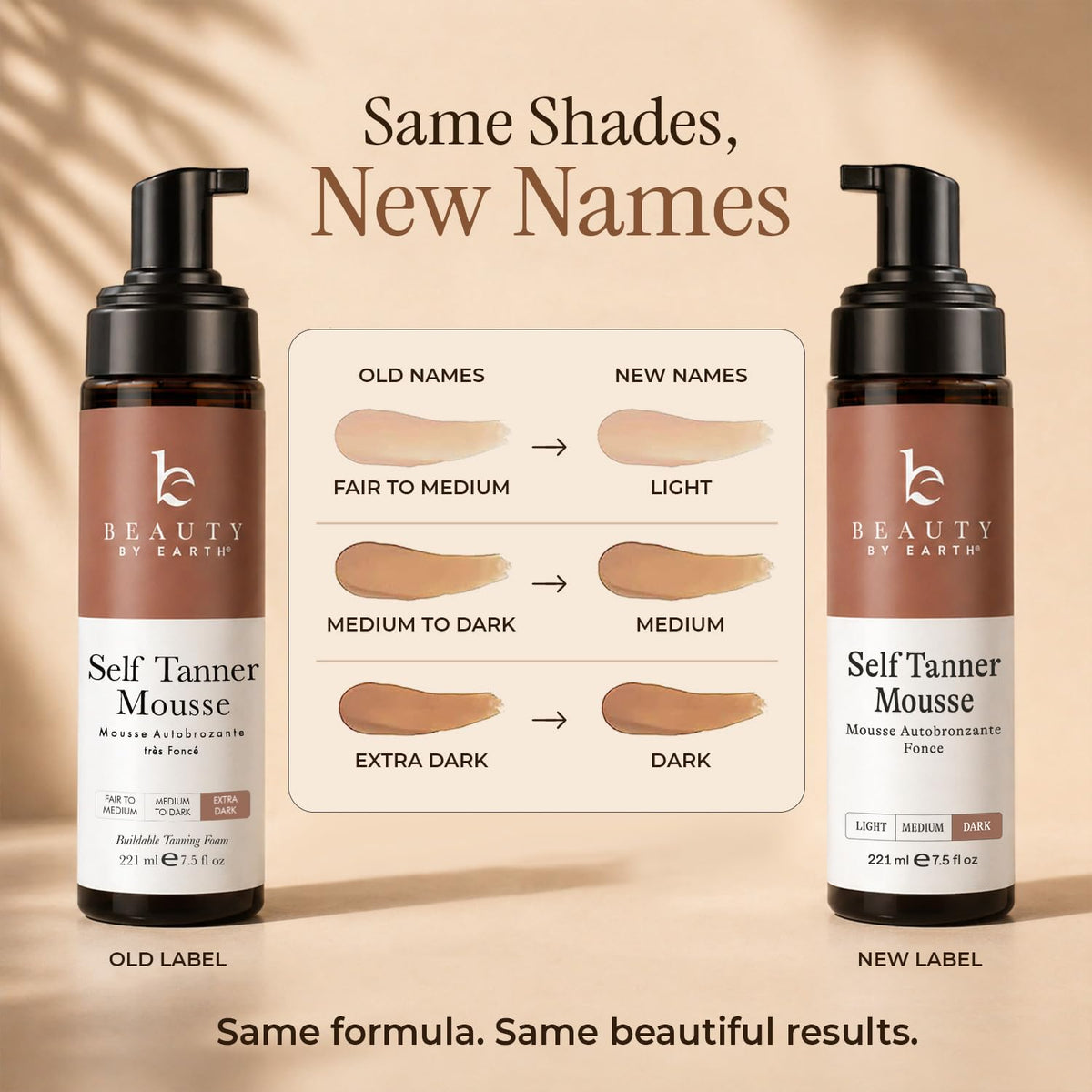 Beauty by Earth Self Tanner Mousse side view