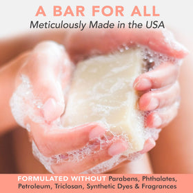 Beauty by Earth Shaving Soap Bar with a razor