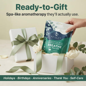Beauty by Earth Shower Steamers with eucalyptus leaves