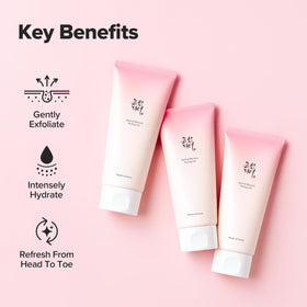 Beauty of Joseon Apricot Blossom Peeling Gel being applied on skin