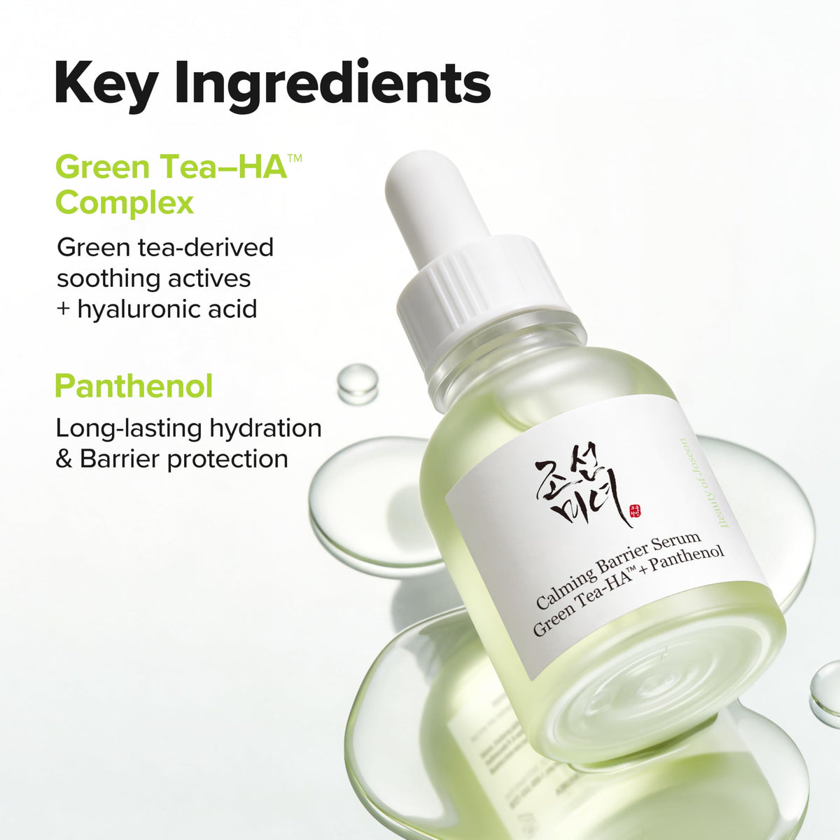 Beauty of Joseon Calming Barrier Serum Green Tea-HA™ in lifestyle setting