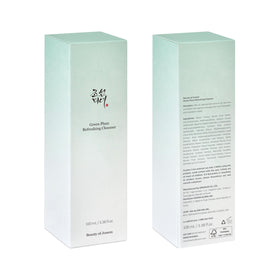 Beauty of Joseon Green Plum Cleanser in hand for application