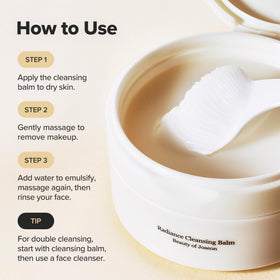 Beauty of Joseon Radiance Cleansing Balm on a bathroom shelf