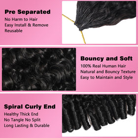 Beauty Queen Burmese Curly Crochet Hair 120g packaging