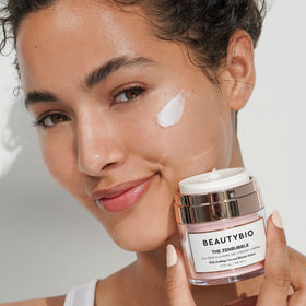 beautybio ZenBubble Gel Cream texture close-up