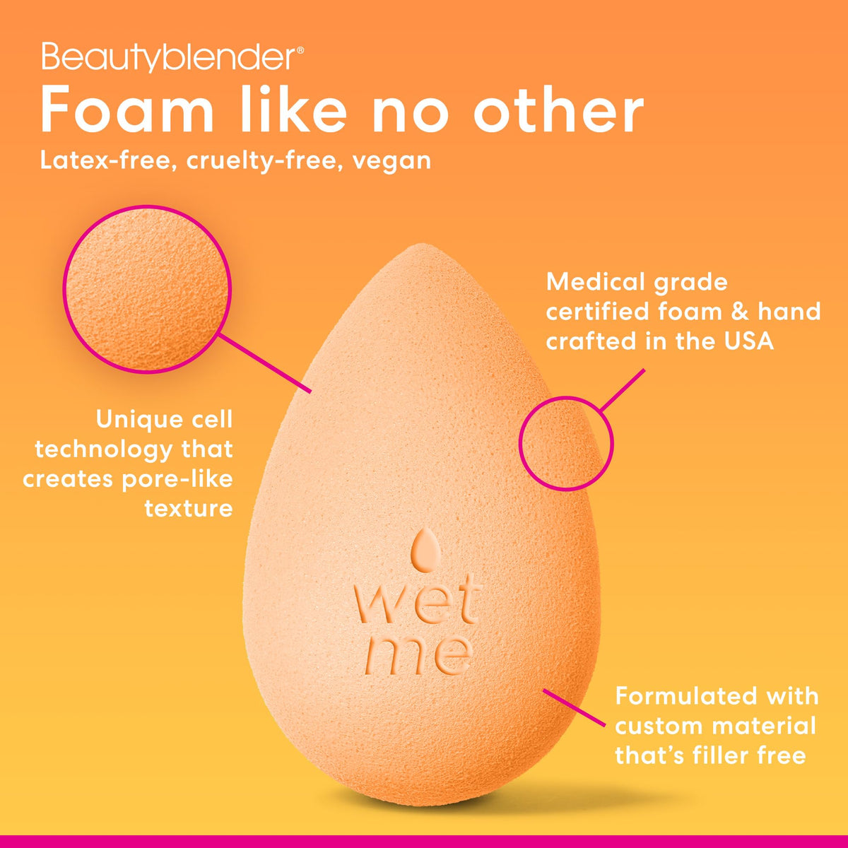 beautyblender Beam Makeup Sponge packaging front