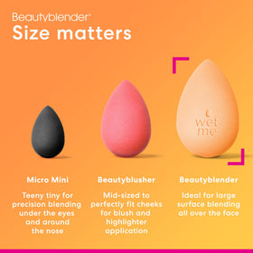 beautyblender Beam Makeup Sponge with foundation for application