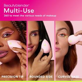 beautyblender Bubble Makeup Sponge in use with makeup application