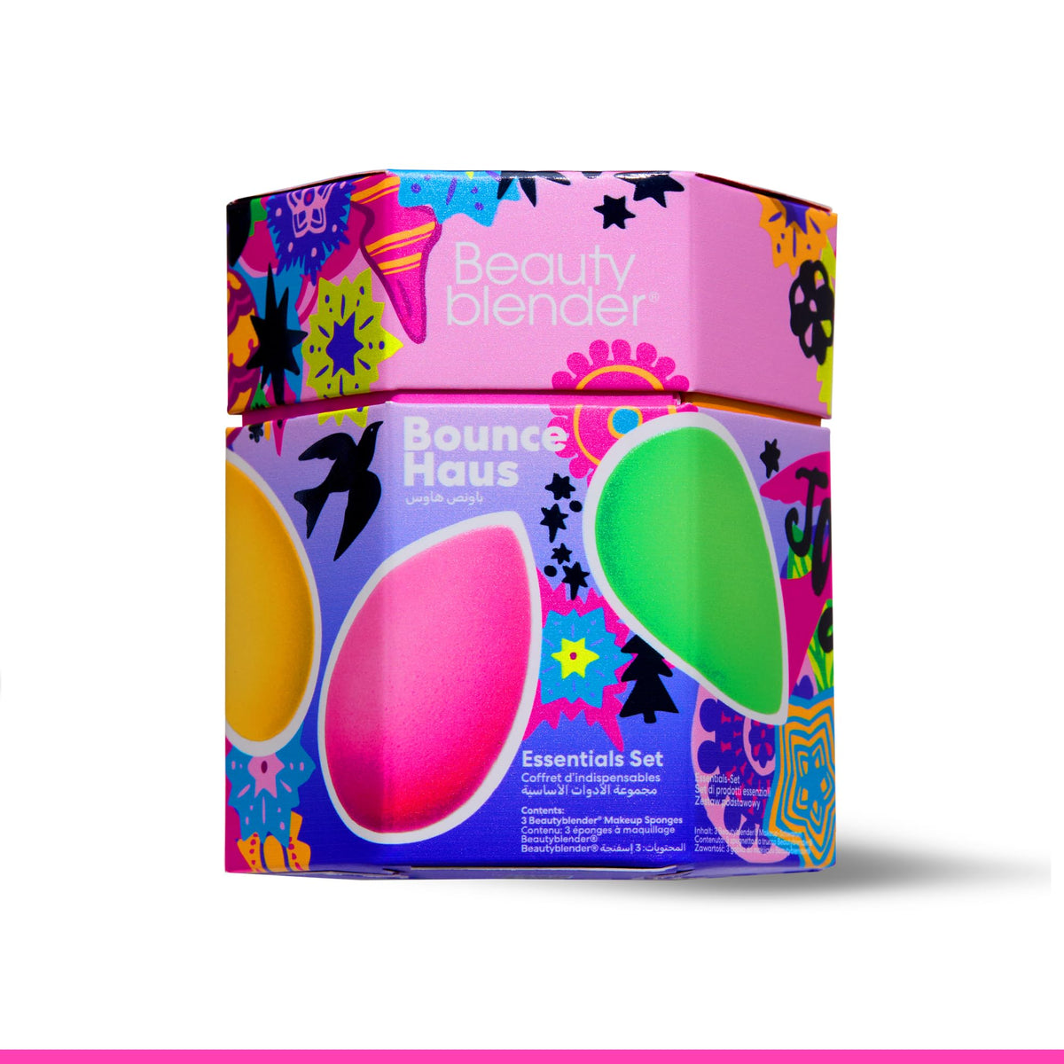 Beautyblender sponge close-up showing texture