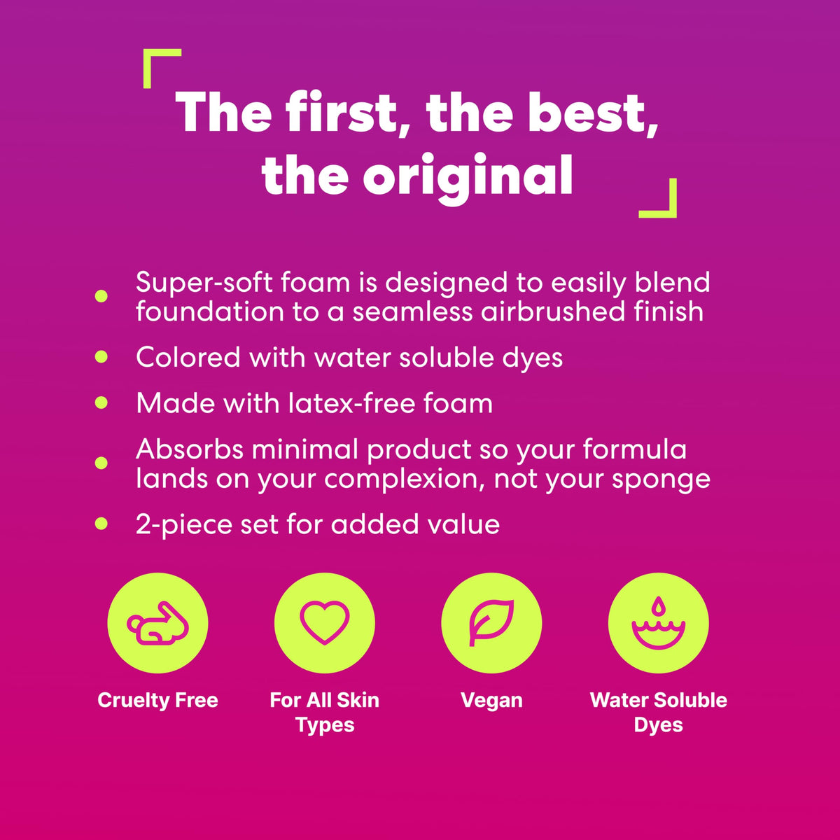 beautyblender sponges in packaging