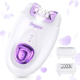 BEAUZMO Smooth Glide Epilator front view with LED light