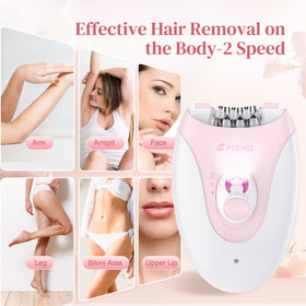 BEAUZMO Smooth Glide Epilator with massage pad detail