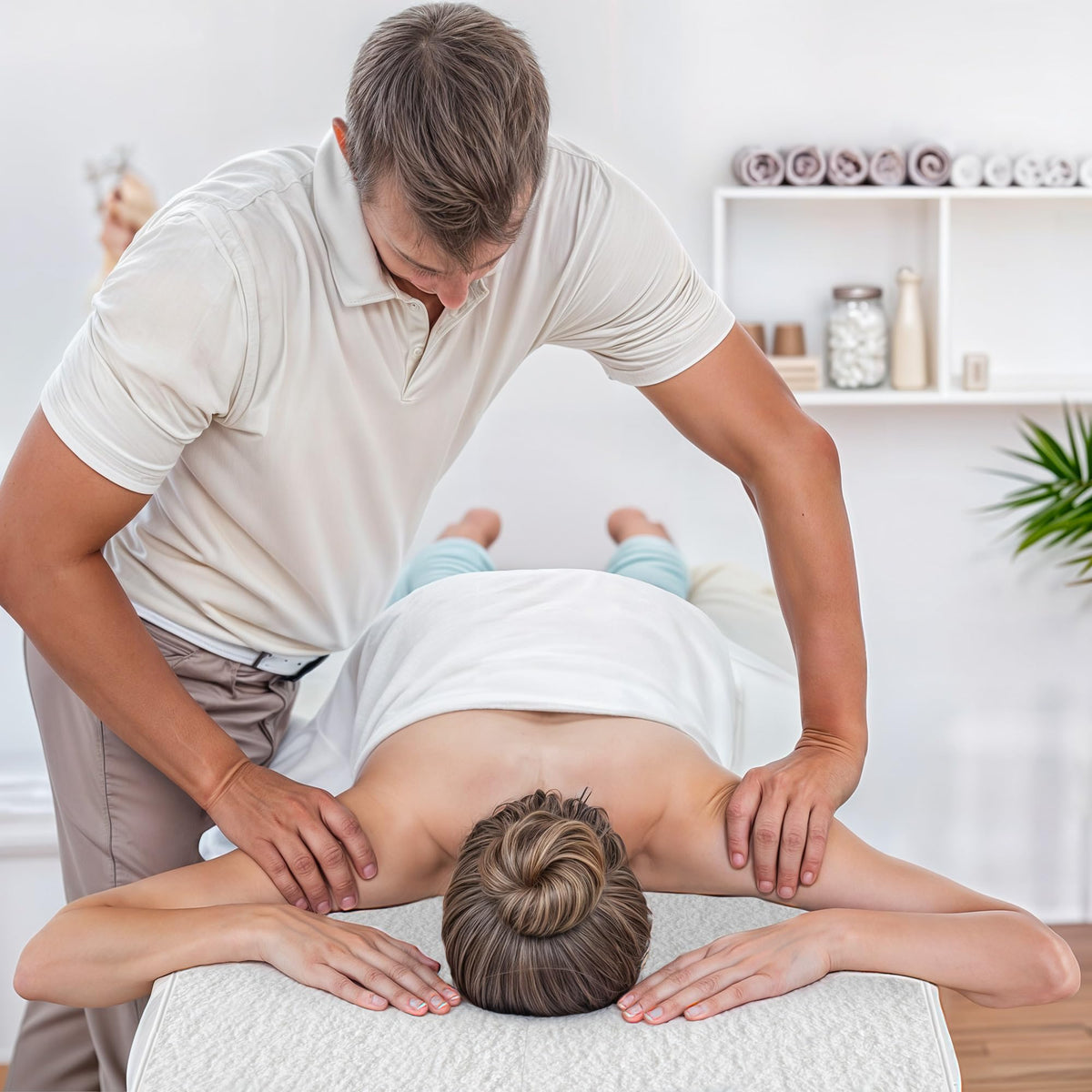 BECALIN Massage Table Warmer Pad packaging and contents
