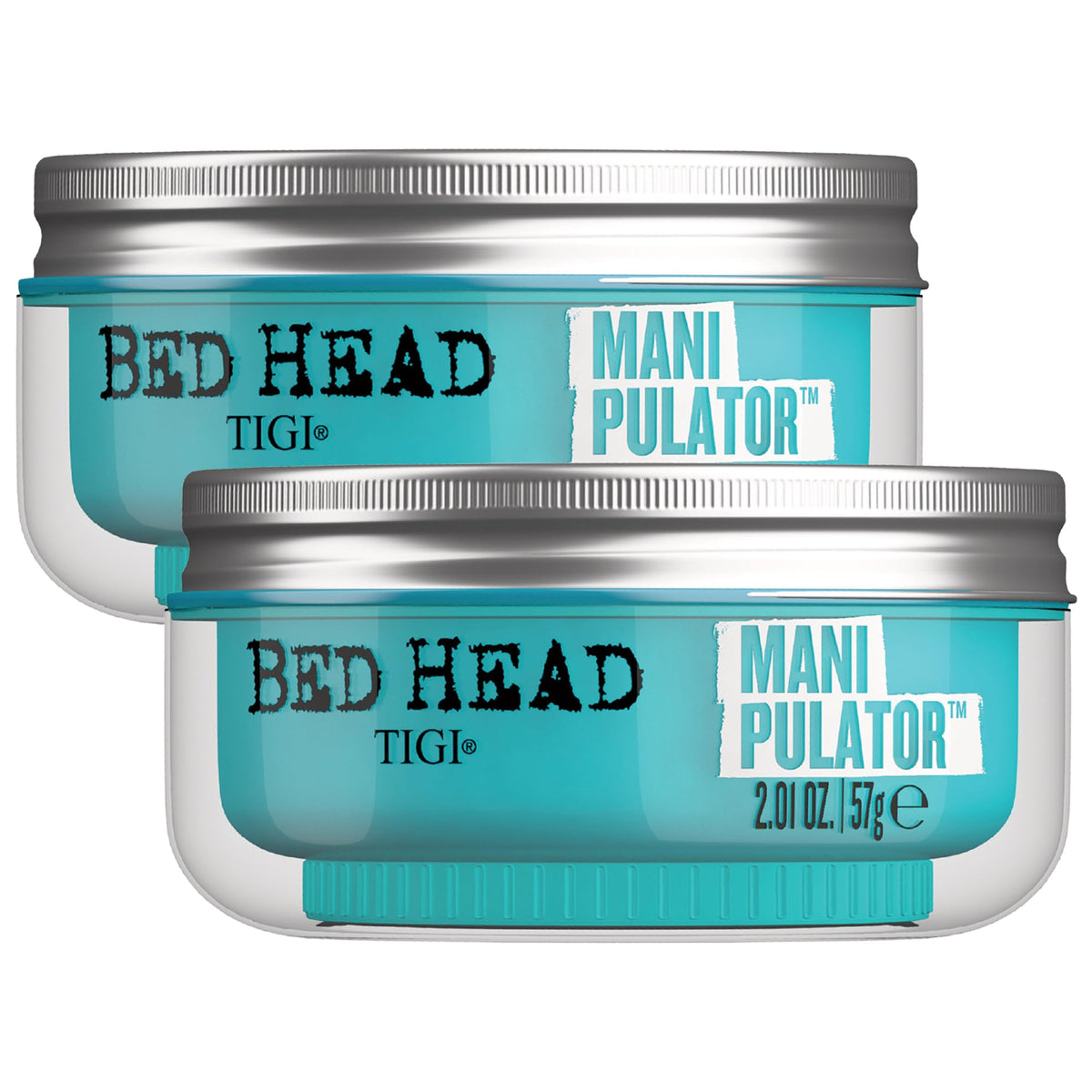 Bed Head Manipulator Hair Putty 2-Pack front view with tropical fruit scent